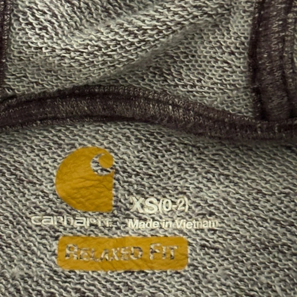 Carhartt Women's Maroon Heather Cowl Neck Hoodie Sweatshirt